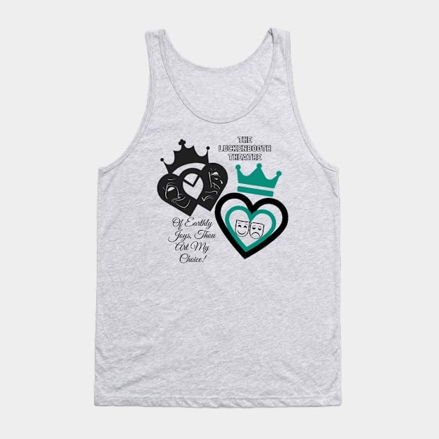 Luckenbooth Logo and Slogan Tank Top by luckenbooththeatre